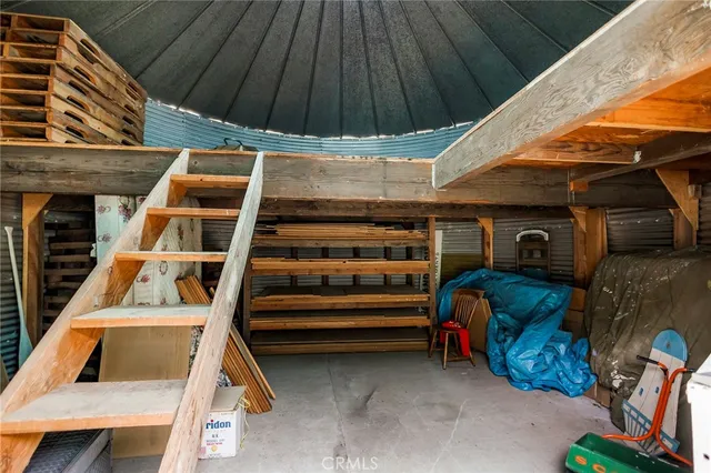 a view of a lake in middle of the town