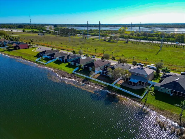 a view of a brick house with an outdoor space