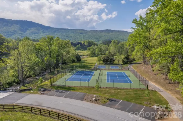 a view of an outdoor space pool patio and mountain view