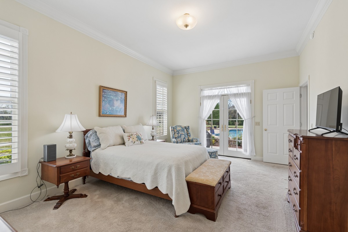 255 Lindsey Hollow Road Gallatin, TN 37066 - Photo 21 of 40 a bedroom with a bed and a flat screen tv