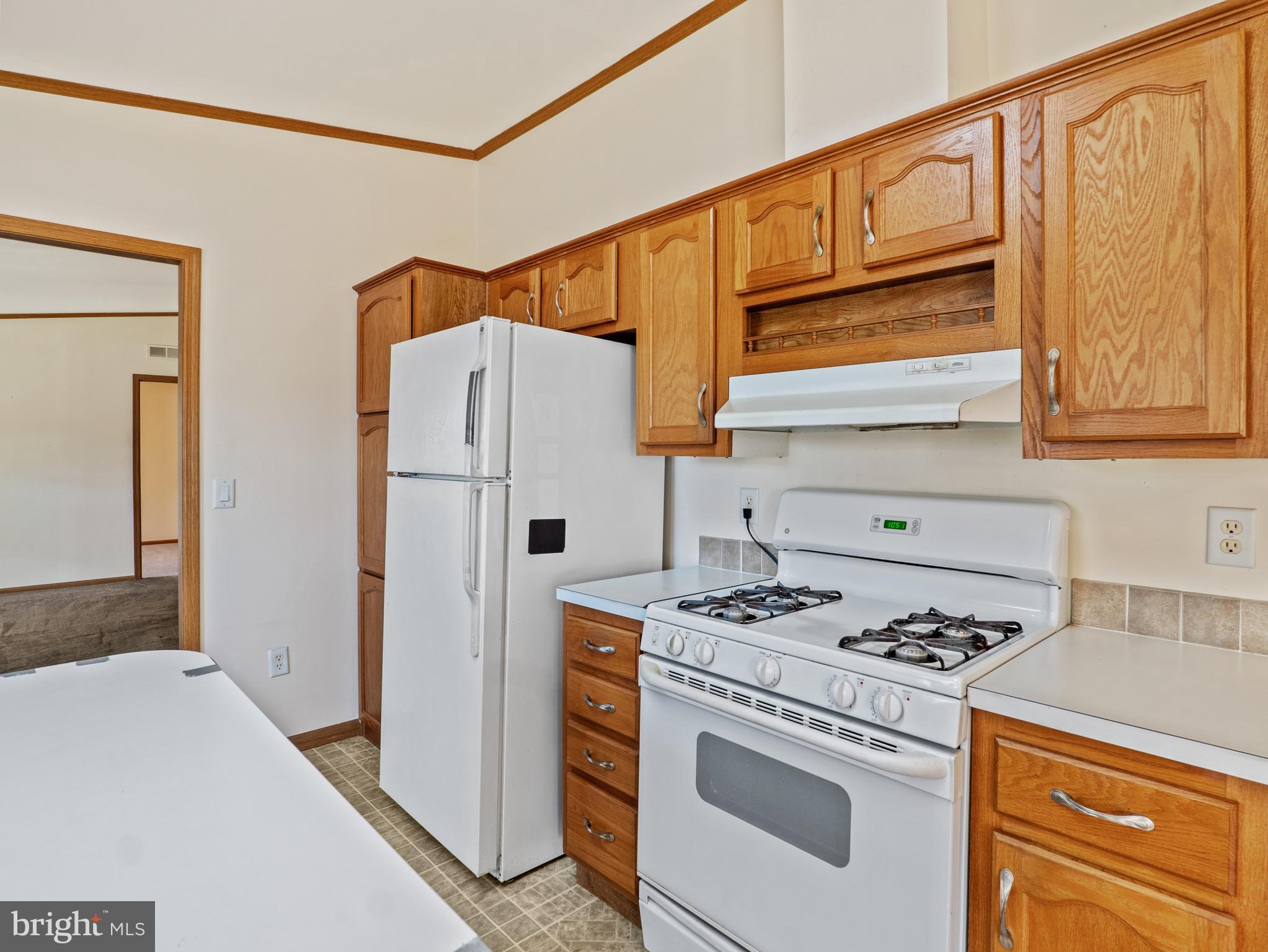 610 Audrey Drive, Unit 610 Dover, DE 19901 - Photo 11 of 27 a kitchen with stainless steel appliances granite countertop a refrigerator stove and white cabinets