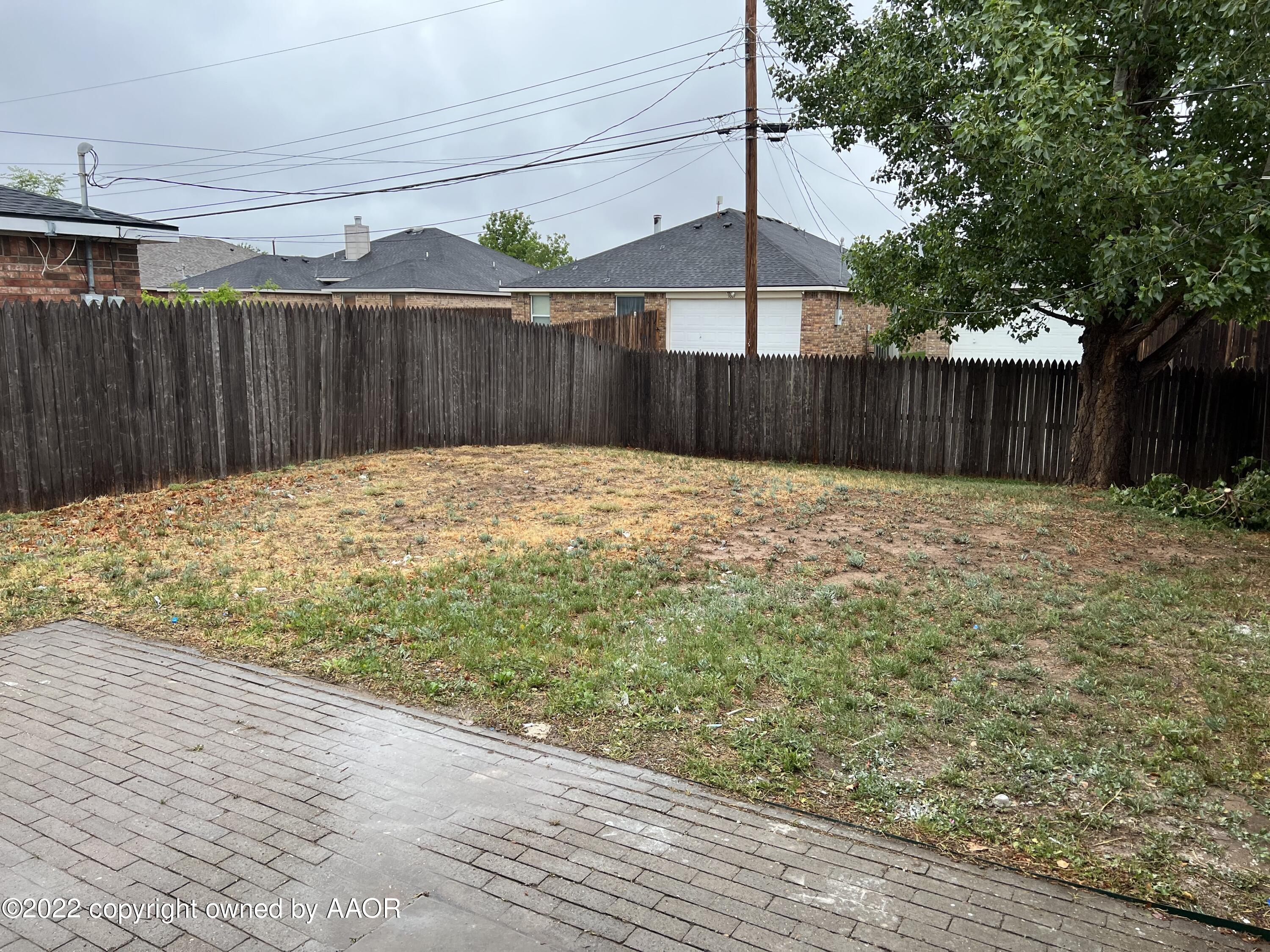1008 Rushmore Drive Amarillo, TX 79110 - Photo 22 of 22 Backyard