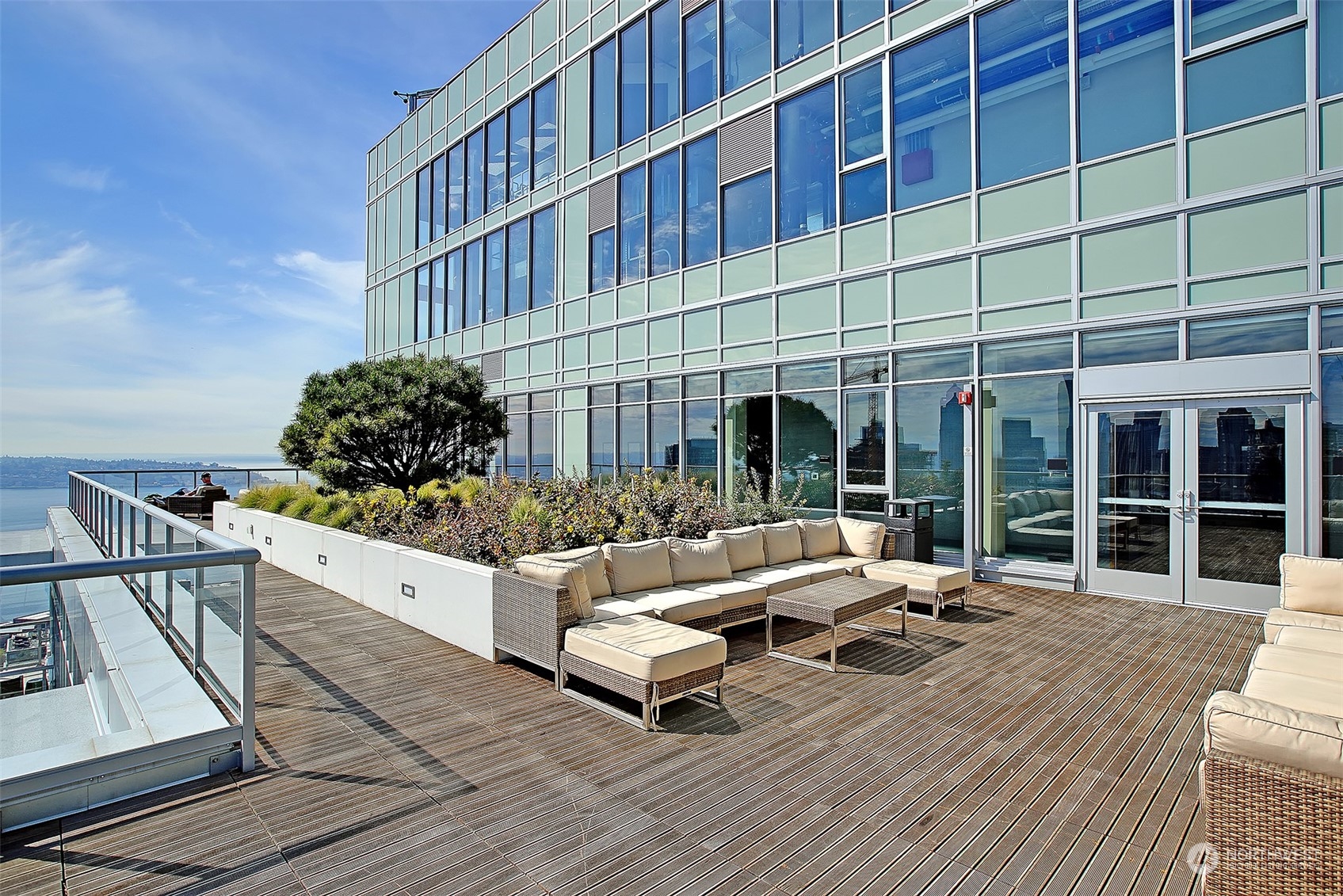 583 Battery Street, Unit 1601N Seattle, WA 98121 - Photo 22 of 27 a building outdoor space with patio furniture