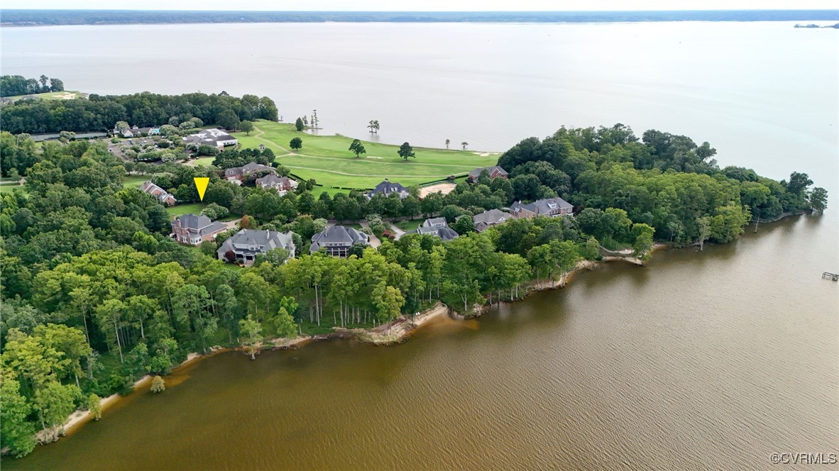 1220 Two Rivers Point Williamsburg, VA 23185 - Photo 3 of 50 an aerial view of a houses with ocean view