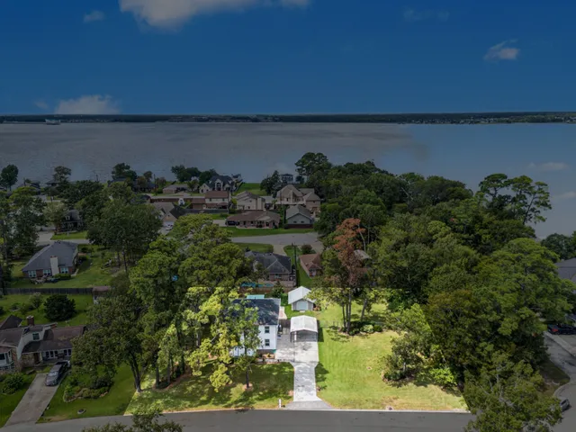 a view of a lake with a lake