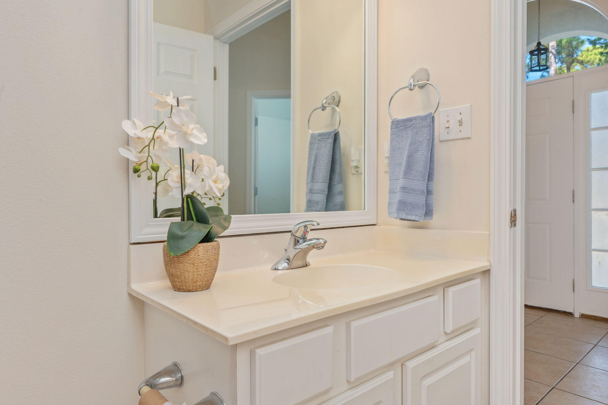 35 Lake Front Drive Miramar Beach, FL 32550 - Photo 25 of 29 a bathroom with a sink and a mirror