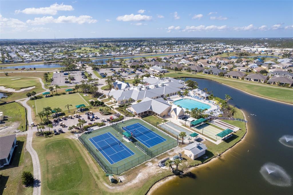 24088 Buckingham Way Punta Gorda, FL 33980 - Photo 20 of 37 an aerial view of a house with a ocean view