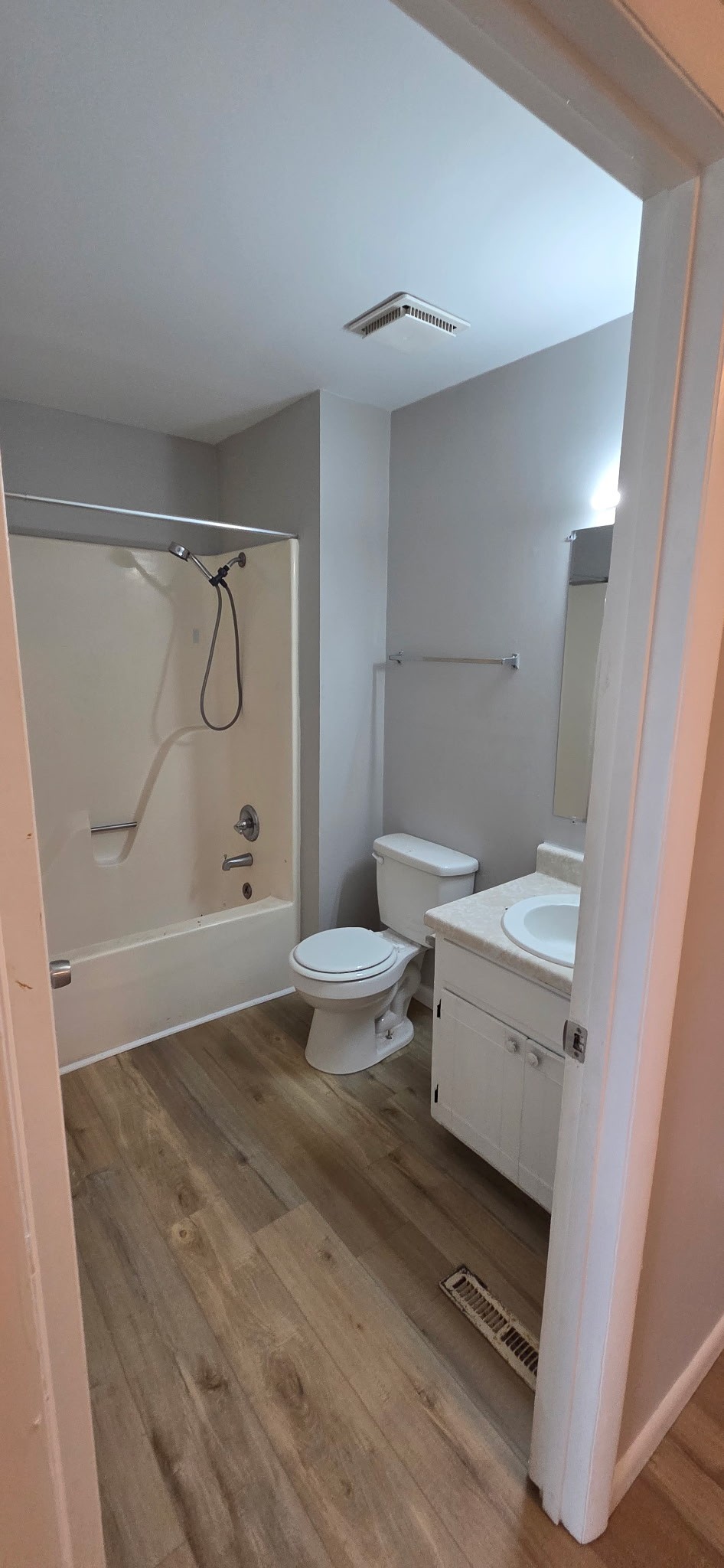 431 McClary Road, Unit B Smyrna, TN 37167 - Photo 11 of 11 a bathroom with a granite countertop sink toilet and shower