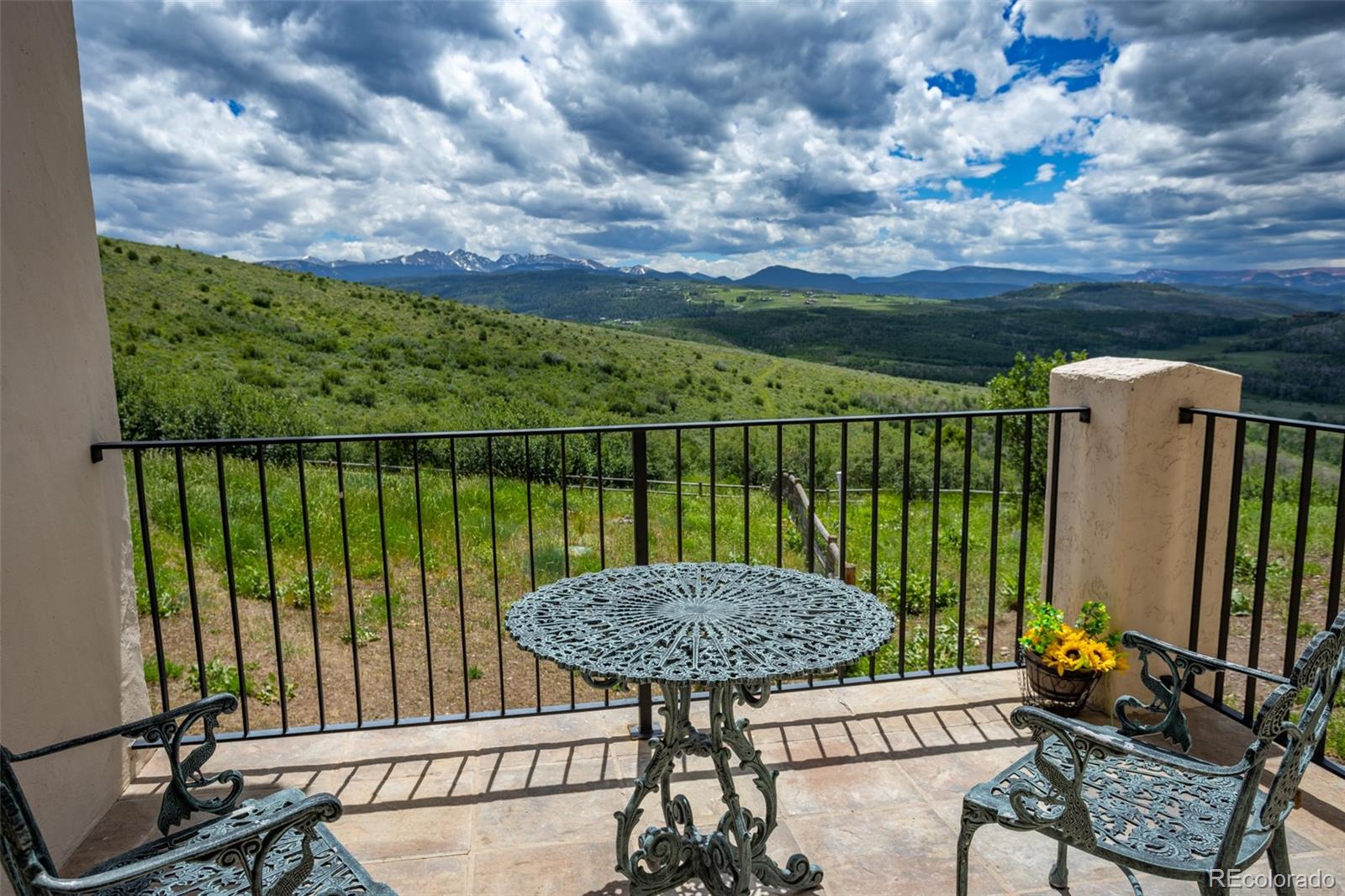6903 Bellyache Ridge Road Wolcott, CO 81655 - Photo 20 of 50 a view of a balcony with furniture