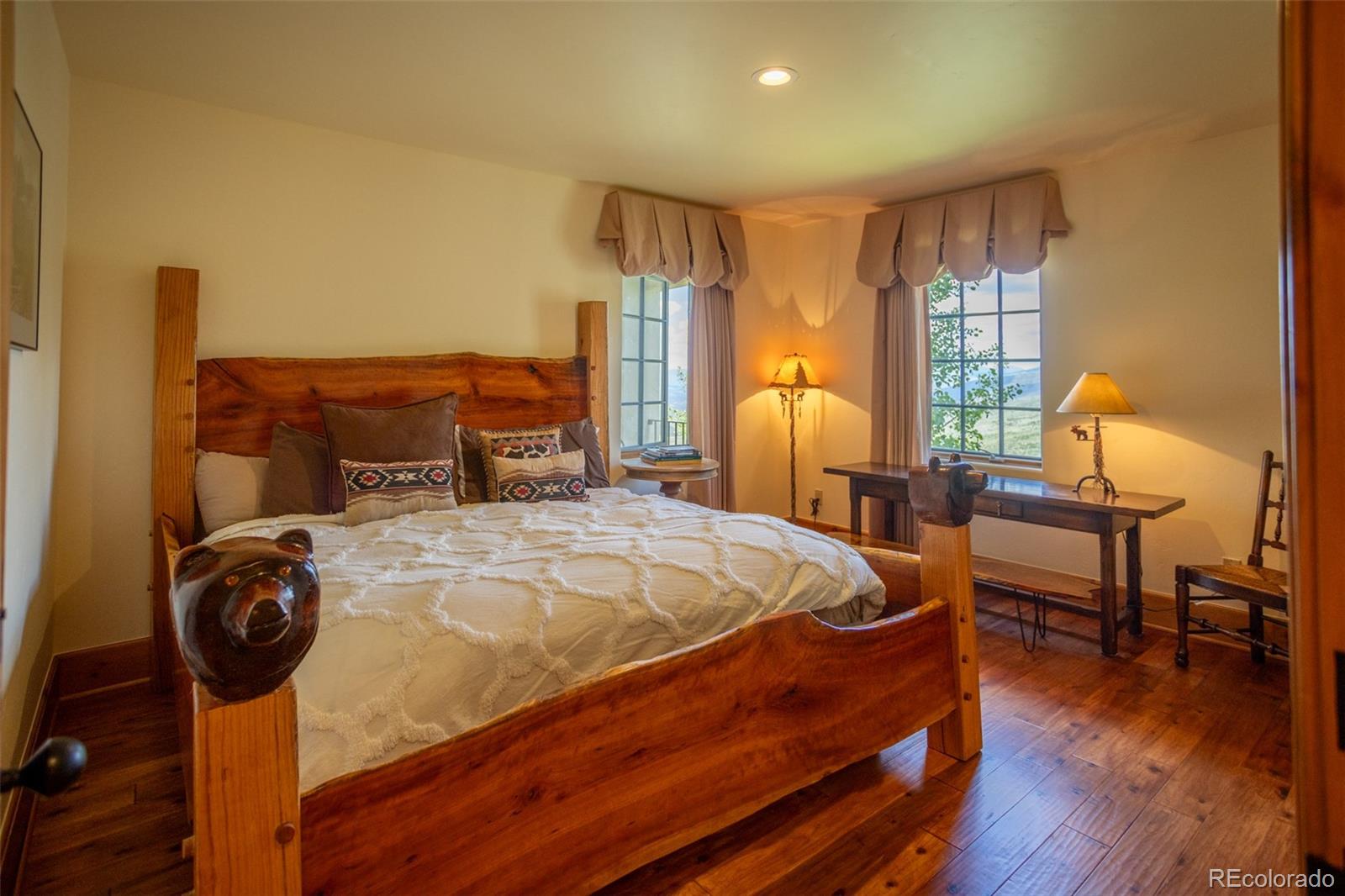 6903 Bellyache Ridge Road Wolcott, CO 81655 - Photo 36 of 50 a bed sitting in a room next to a window