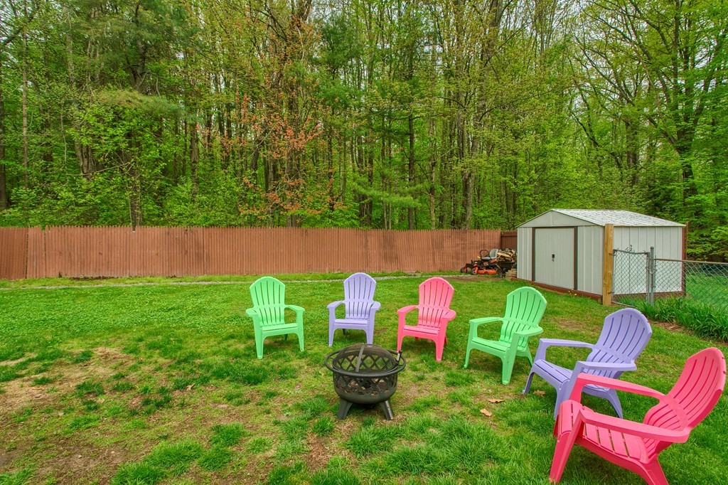 30 Center Street Ashburnham, MA 01430 - Photo 27 of 30 a backyard of a house with seating space
