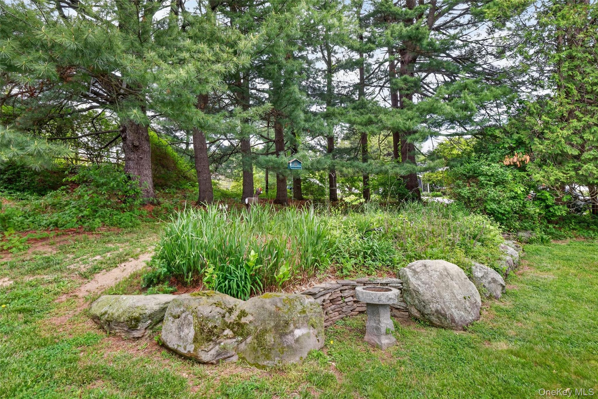 10 Edwin Road Poughkeepsie, NY 12603 - Photo 40 of 46 a view of a backyard with table and chairs plants and large trees