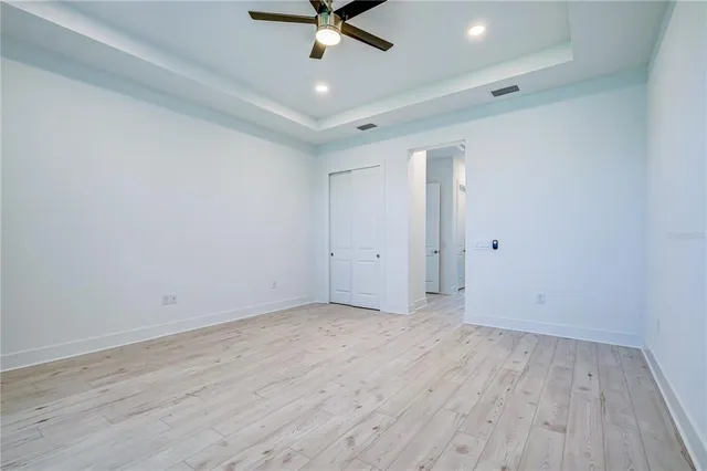 wooden floor in an empty room