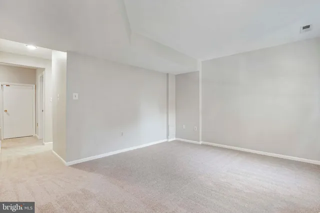 a view of an empty room