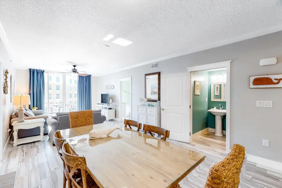 1110 Santa Rosa Boulevard, Unit A413 Fort Walton Beach, FL 32548 - Photo 12 of 90 A413 Dining half bath in background