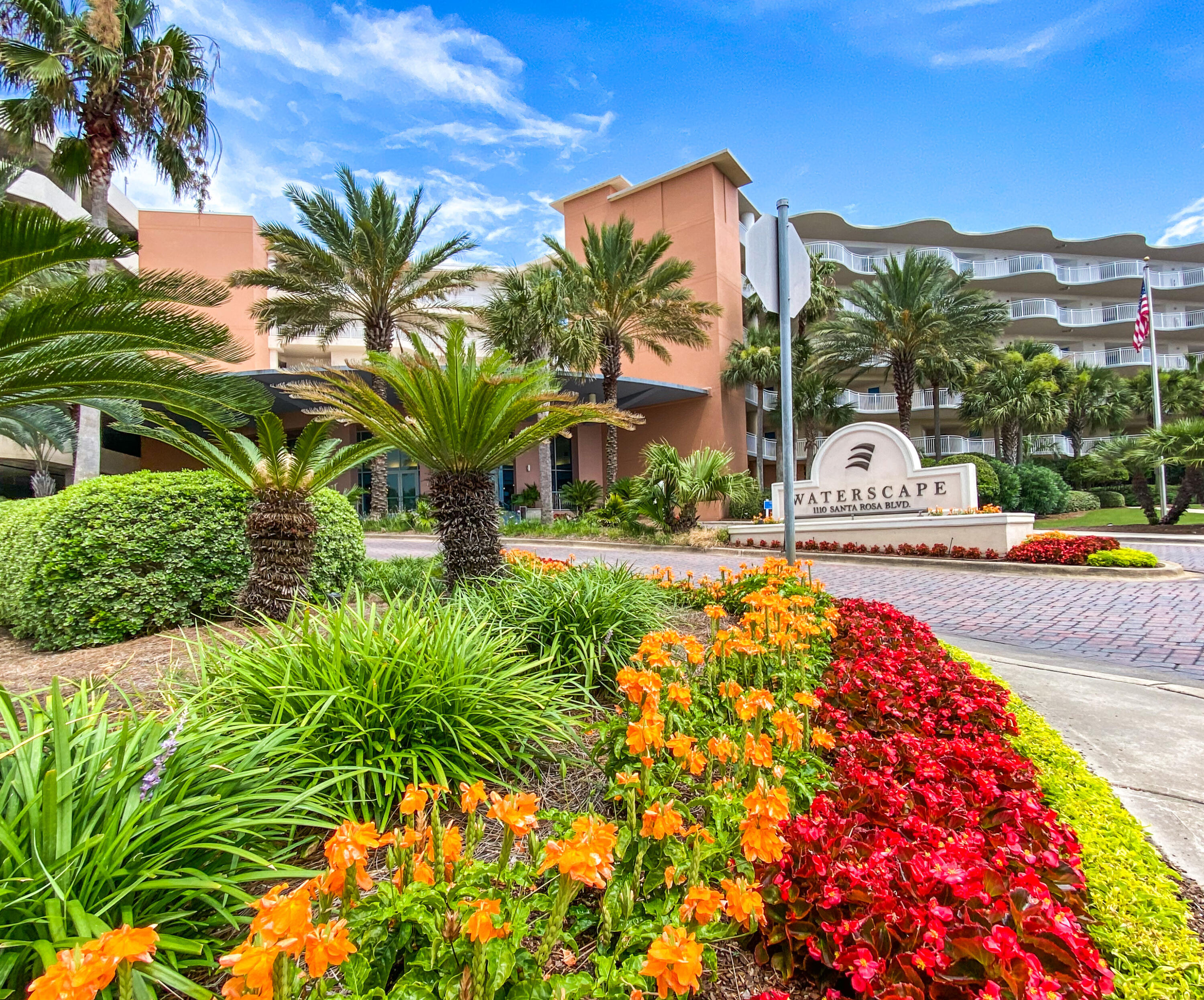1110 Santa Rosa Boulevard, Unit A413 Fort Walton Beach, FL 32548 - Photo 33 of 90 WSC flower curb front of bldg.