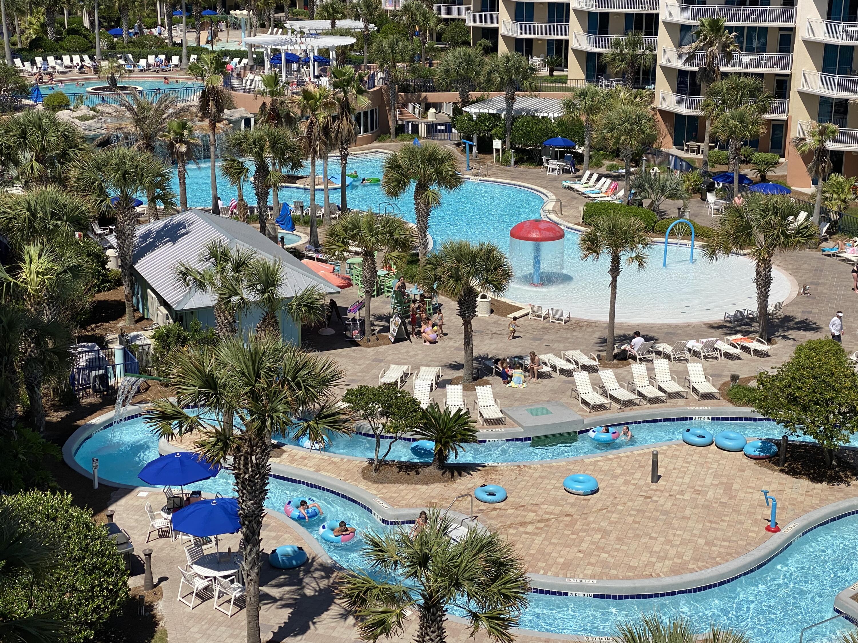 1110 Santa Rosa Boulevard, Unit A413 Fort Walton Beach, FL 32548 - Photo 41 of 90 Pooldeck w/10,000sf of pools