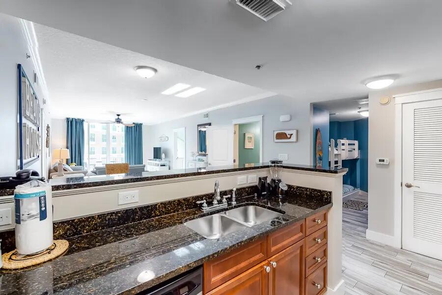 1110 Santa Rosa Boulevard, Unit A413 Fort Walton Beach, FL 32548 - Photo 7 of 90 A413 Kitchen to Bunk area