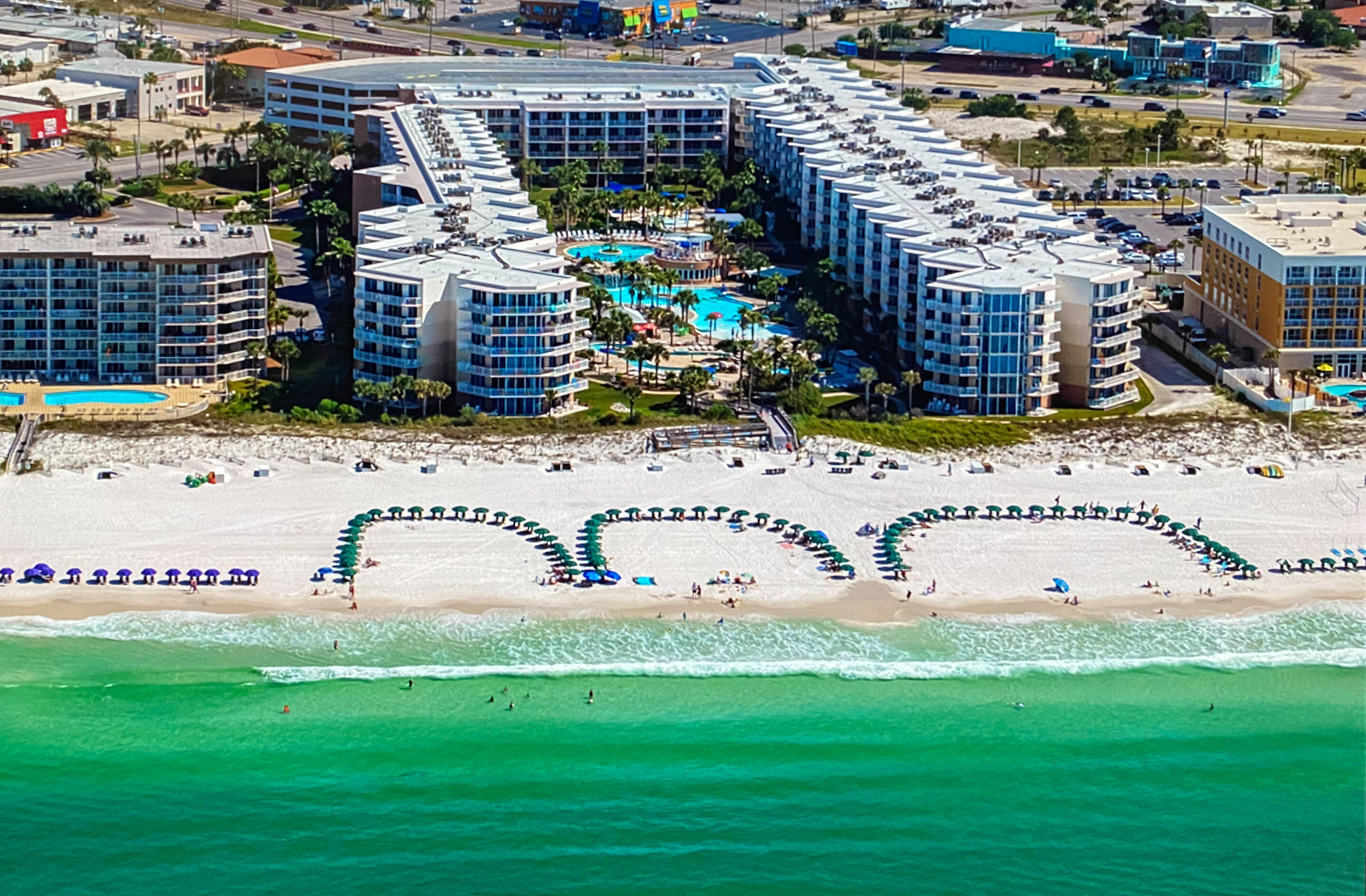 1110 Santa Rosa Boulevard, Unit A413 Fort Walton Beach, FL 32548 - Photo 88 of 90 Aerial view of Waterscape