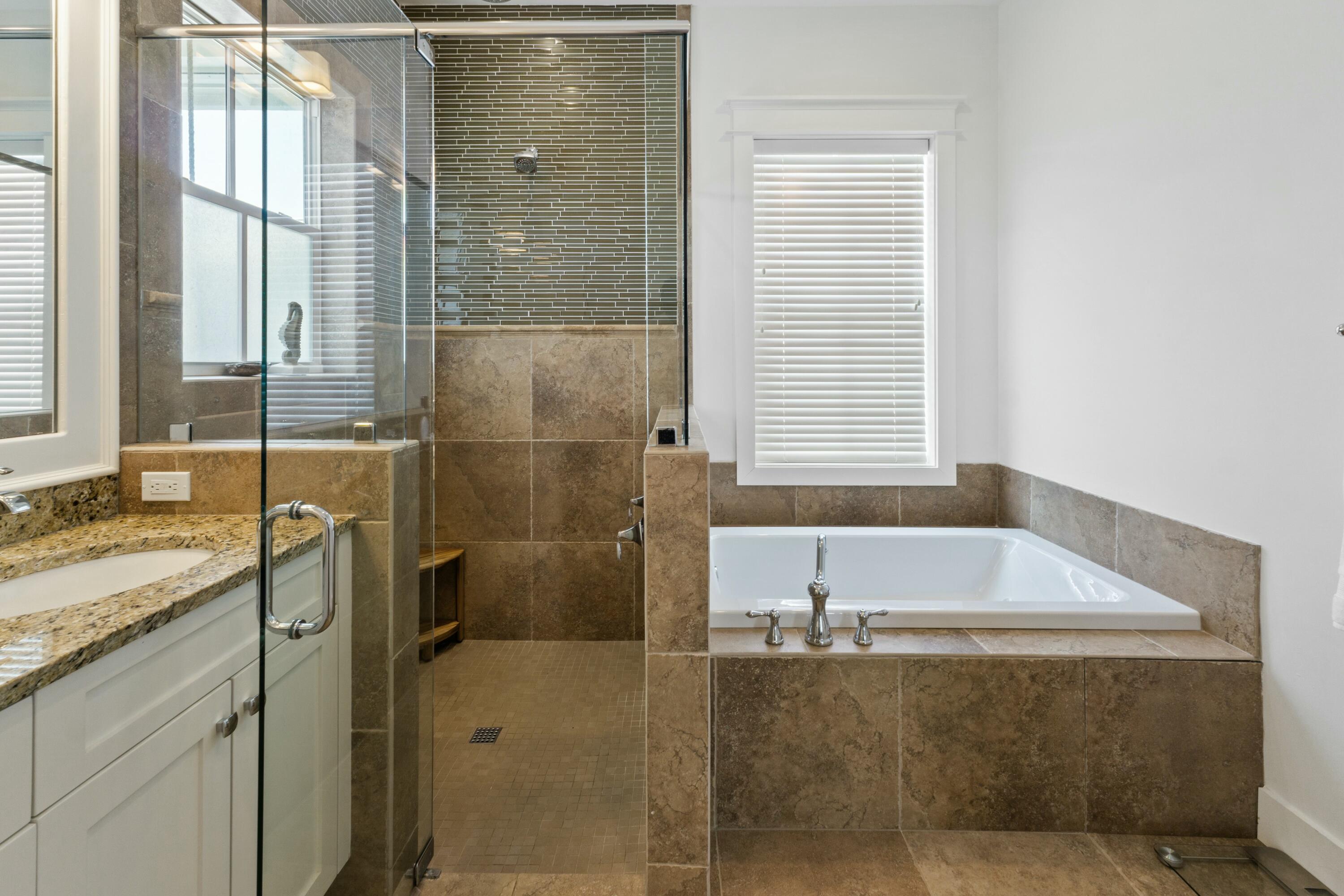 125 Gulfview Circle Santa Rosa Beach, FL 32459 - Photo 30 of 57 a bath tub sitting next to a window