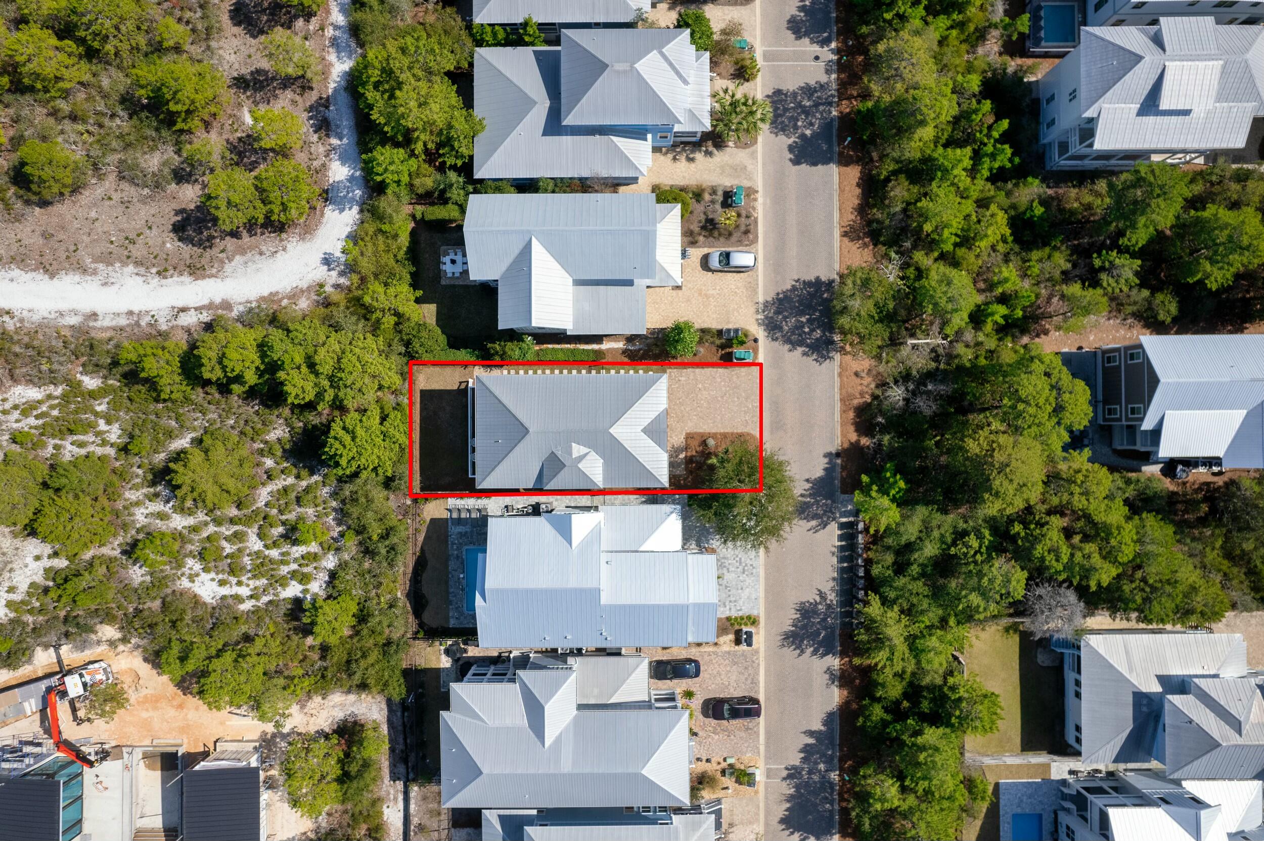 125 Gulfview Circle Santa Rosa Beach, FL 32459 - Photo 53 of 57 an aerial view of residential houses with outdoor space