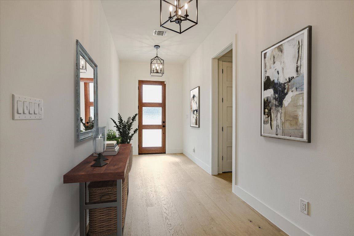 935 Wesley Ridge Drive Spicewood, TX 78669 - Photo 5 of 40 Foyer (virtually staged)