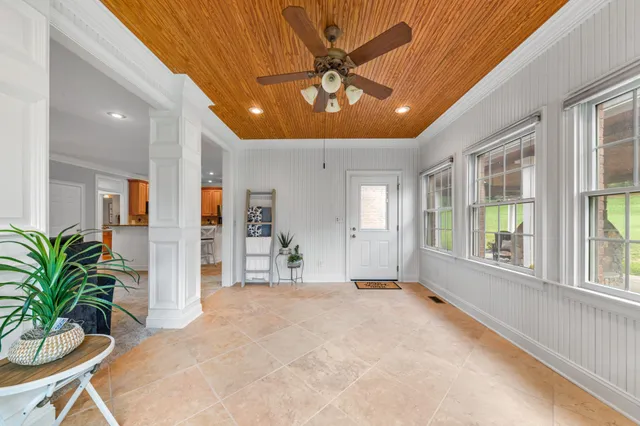 a kitchen with a stove and a sink