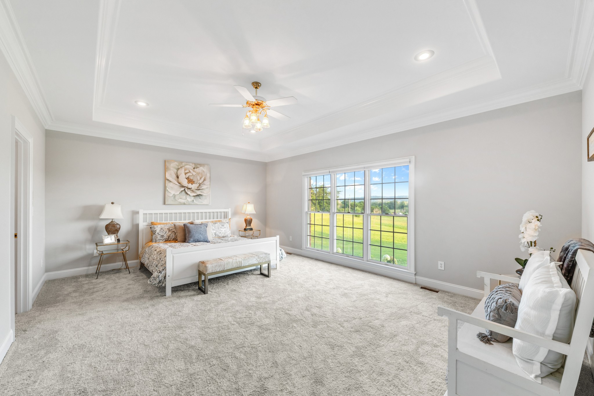 3895 Ostella Road Lewisburg, TN 37091 - Photo 59 of 100 a spacious bedroom with a bed and a window