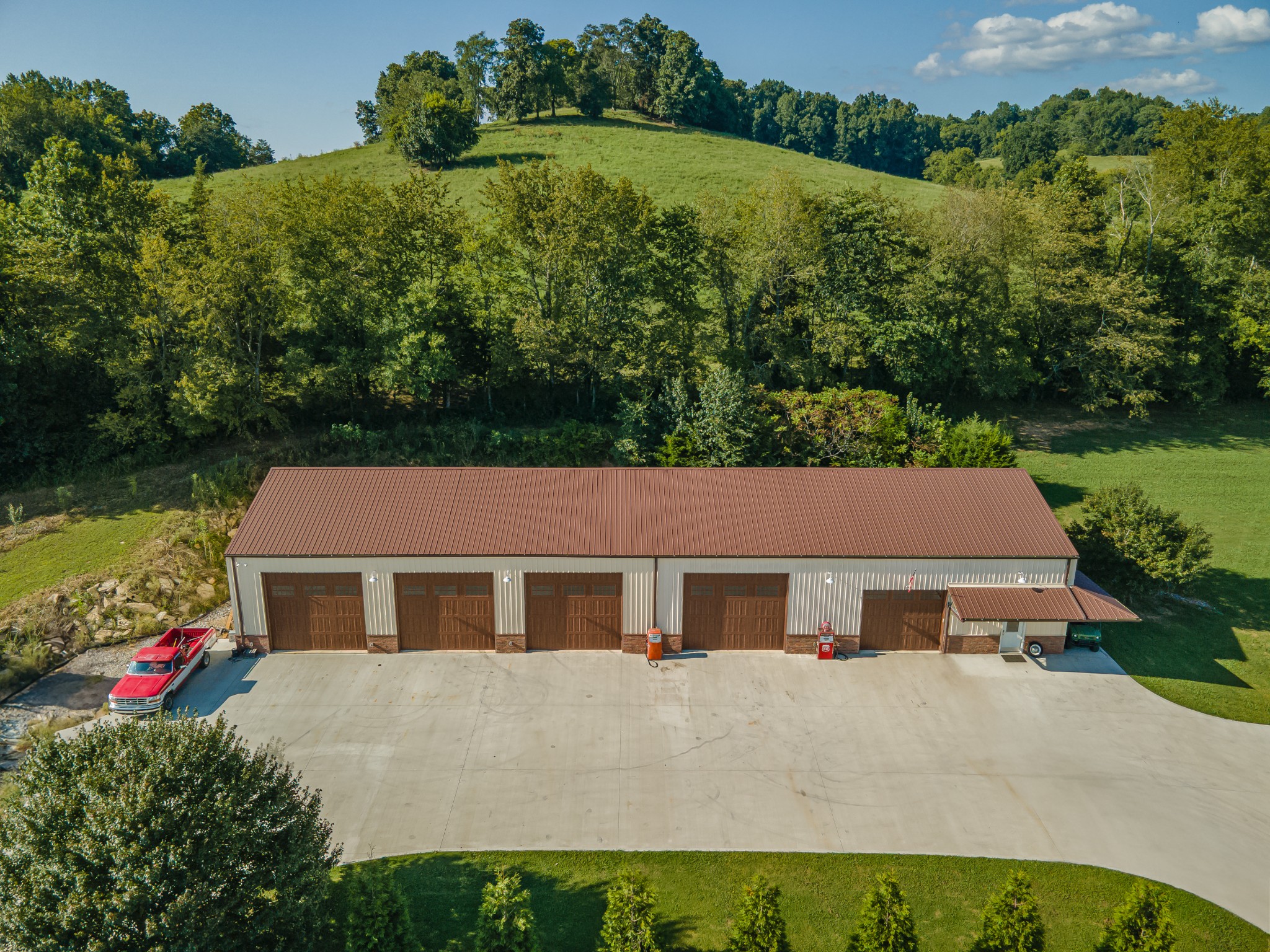 3895 Ostella Road Lewisburg, TN 37091 - Photo 87 of 100 an aerial view of a house with a yard