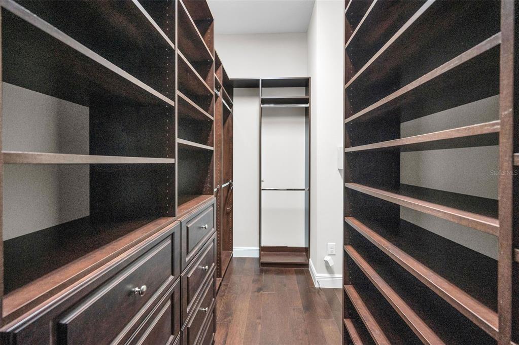 9829 Milano Drive Trinity, FL 34655 - Photo 48 of 100 a view of walk in closet with empty racks