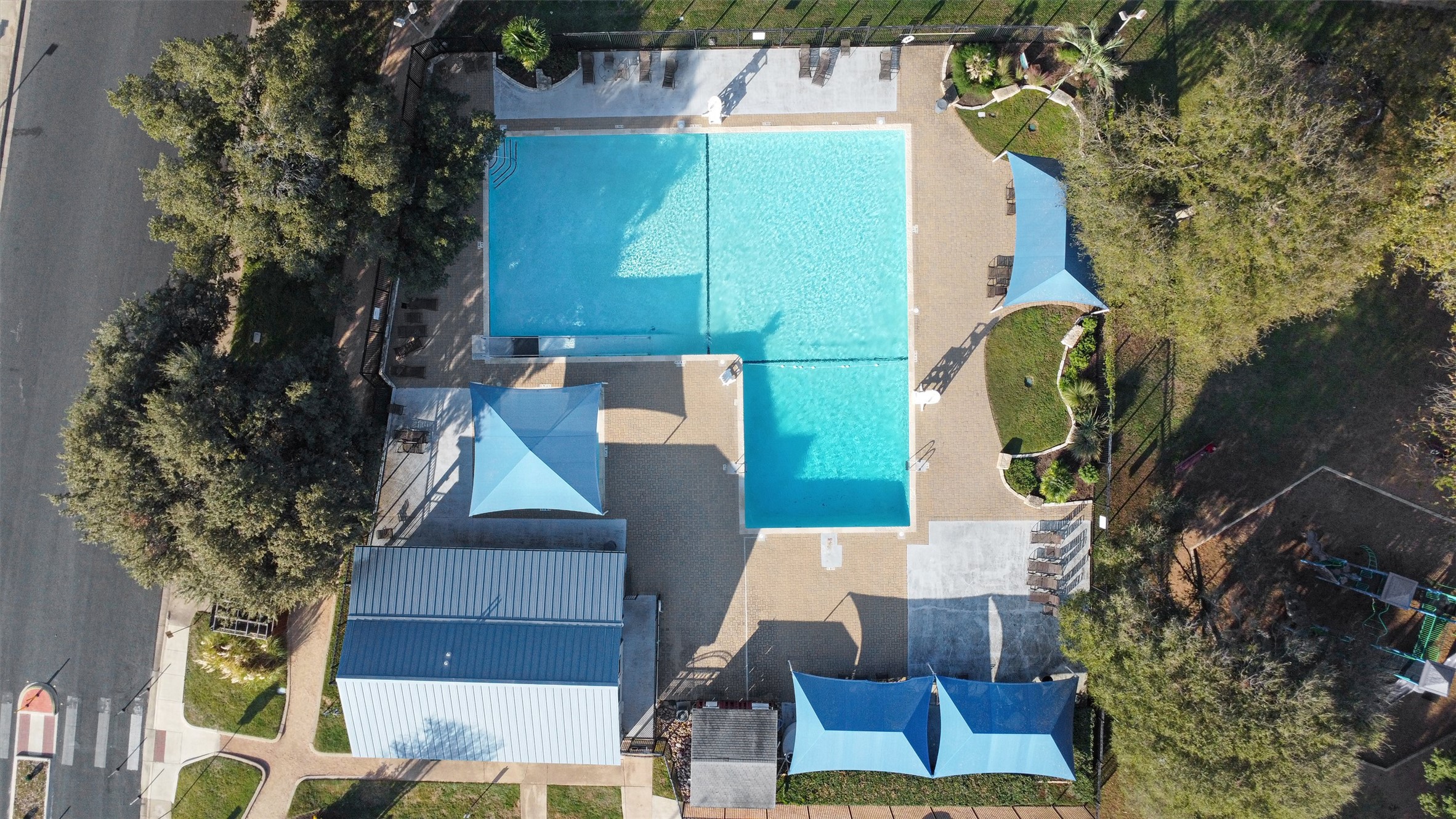 9833 Briar Ridge Drive Austin, TX 78748 - Photo 29 of 29 Drone / aerial view of a pool area