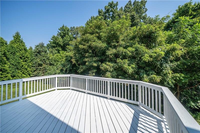 7 Wellington Court McKees Rocks, PA 15136 - Photo 25 of 25 Large rear deck overlooks private wooded area.
