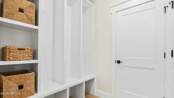 a view of front door