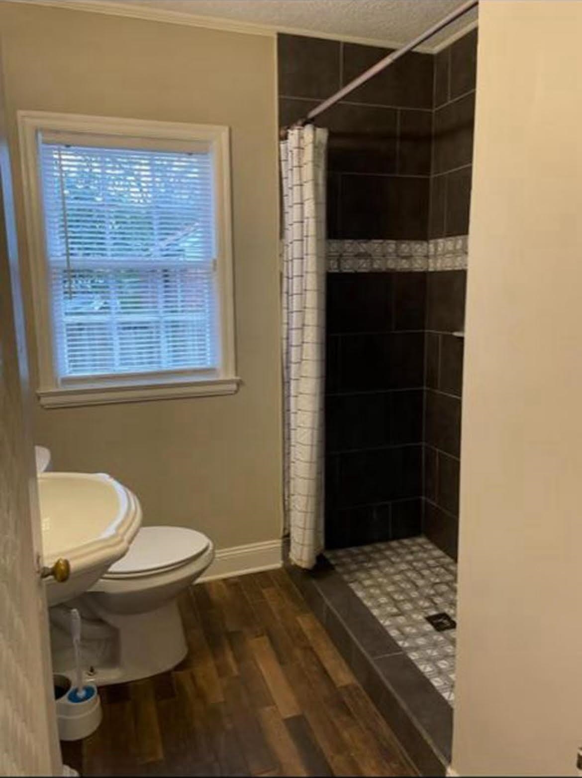 766 Buck Street Memphis, TN 38111 - Photo 6 of 12 a bathroom with a toilet and a shower