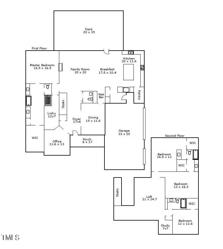 2440 Trenton Park Lane Raleigh, NC 27607 - Photo 57 of 57 Sketch Pic for MLS