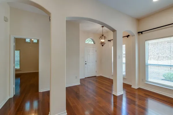 wooden floor in an empty room