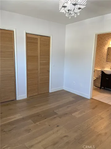 a view of a room with rack on the wall