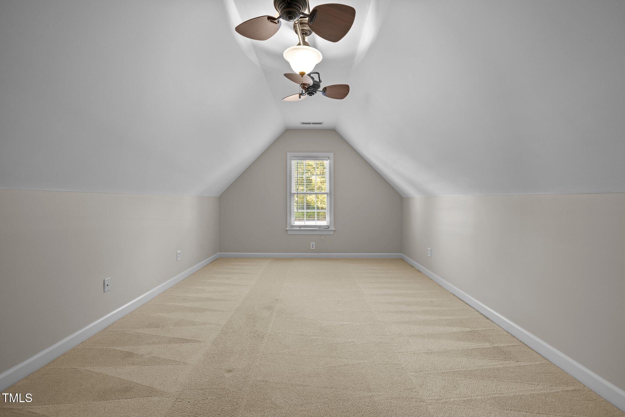 7621 Wilderness Road Raleigh, NC 27613 - Photo 44 of 60 Bedroom 4 Upstairs / Bonus Room with Closet