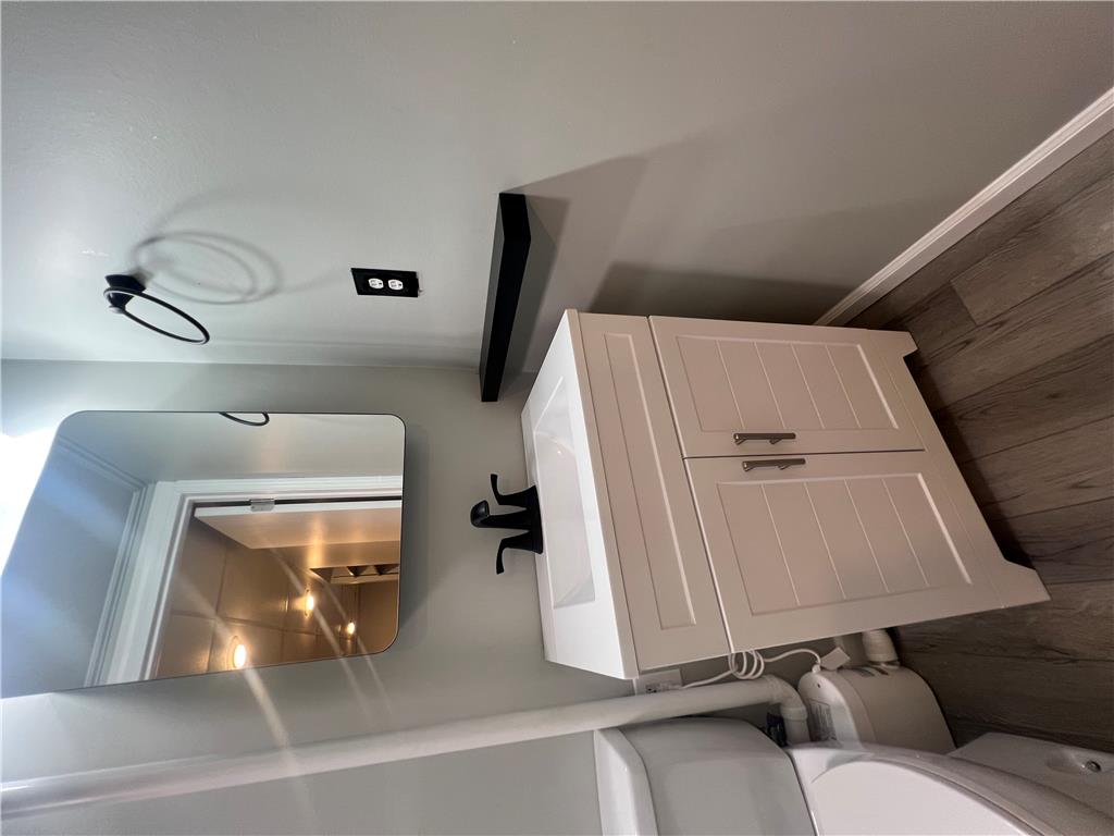896 Briarstone Road Bethlehem, PA 18017 - Photo 35 of 37 Modern vanity with dark bathroom fixtures.