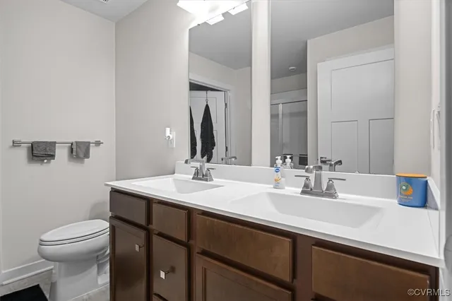 a bathroom with a sink and a toilet