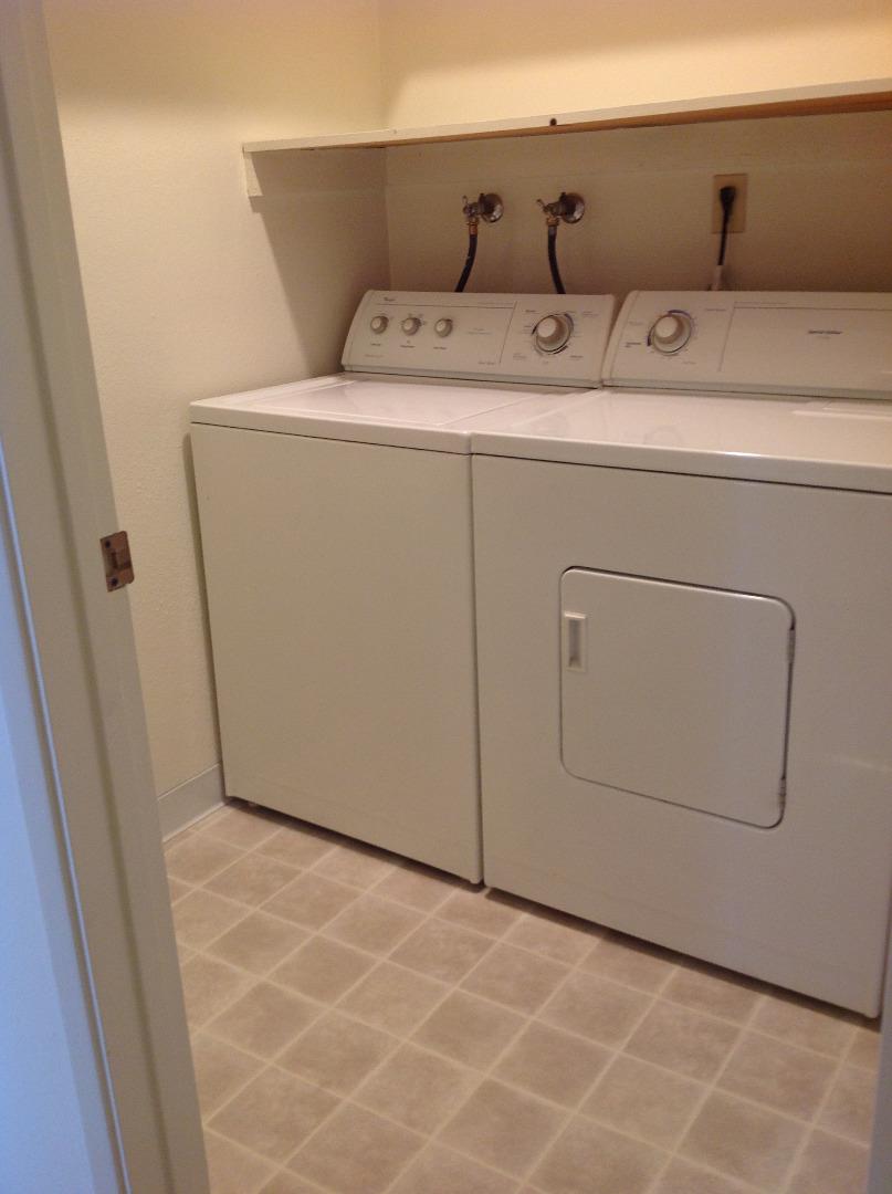 1171 Compass Lane, Unit 202 Foster City, CA 94404 - Photo 8 of 8 a utility room with dryer and washer