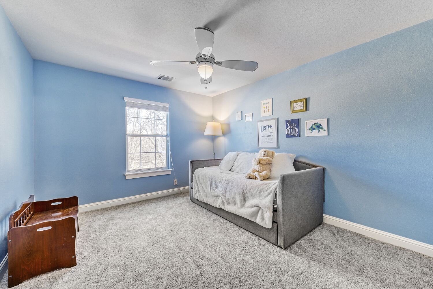 9504 Prescott Drive Austin, TX 78749 - Photo 18 of 33 Every room has a ceiling fan and is filled with light.