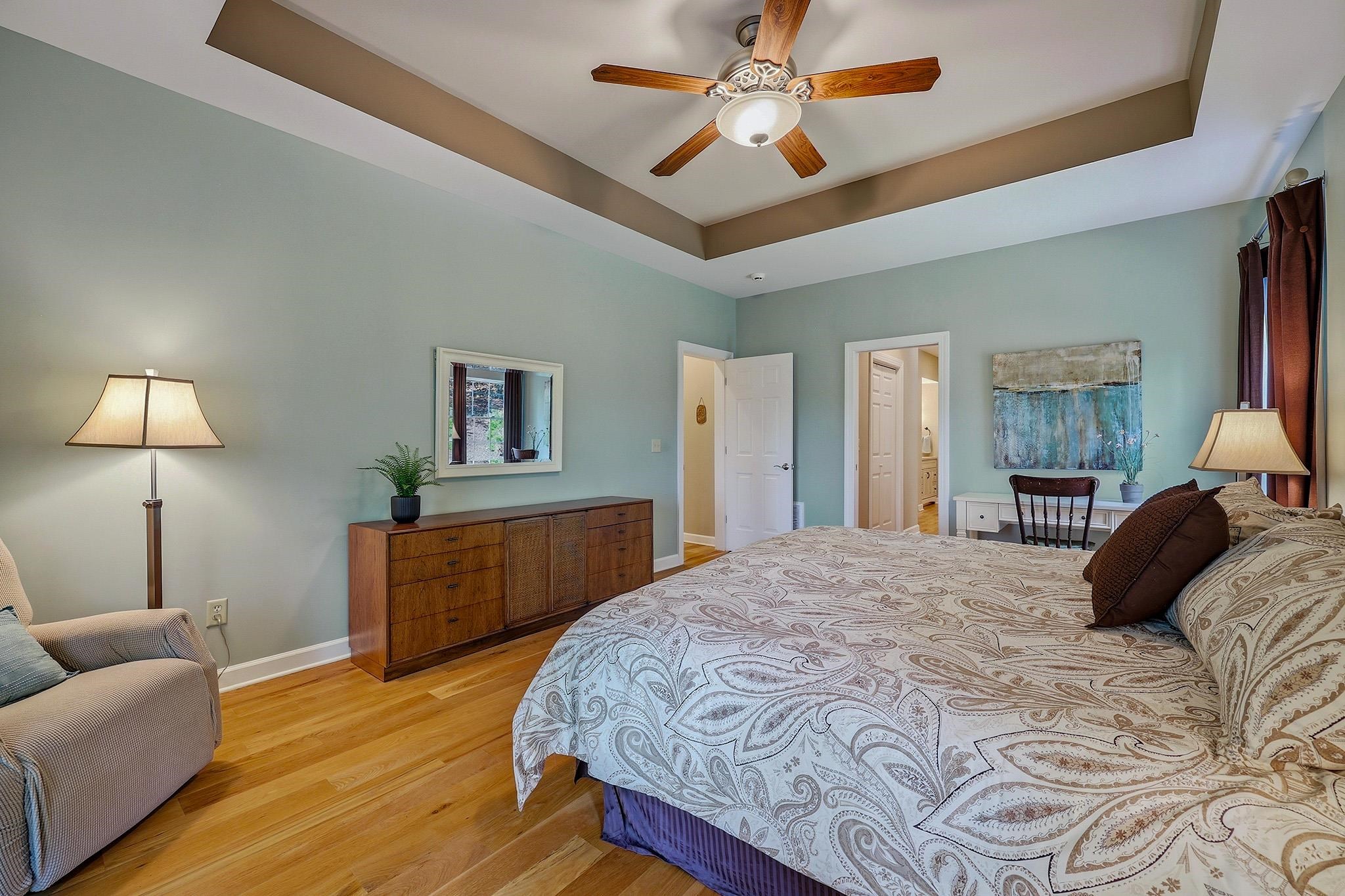 759 Rife's Ford Road Verona, VA 24482 - Photo 23 of 66 a bedroom with a bed and wooden floor
