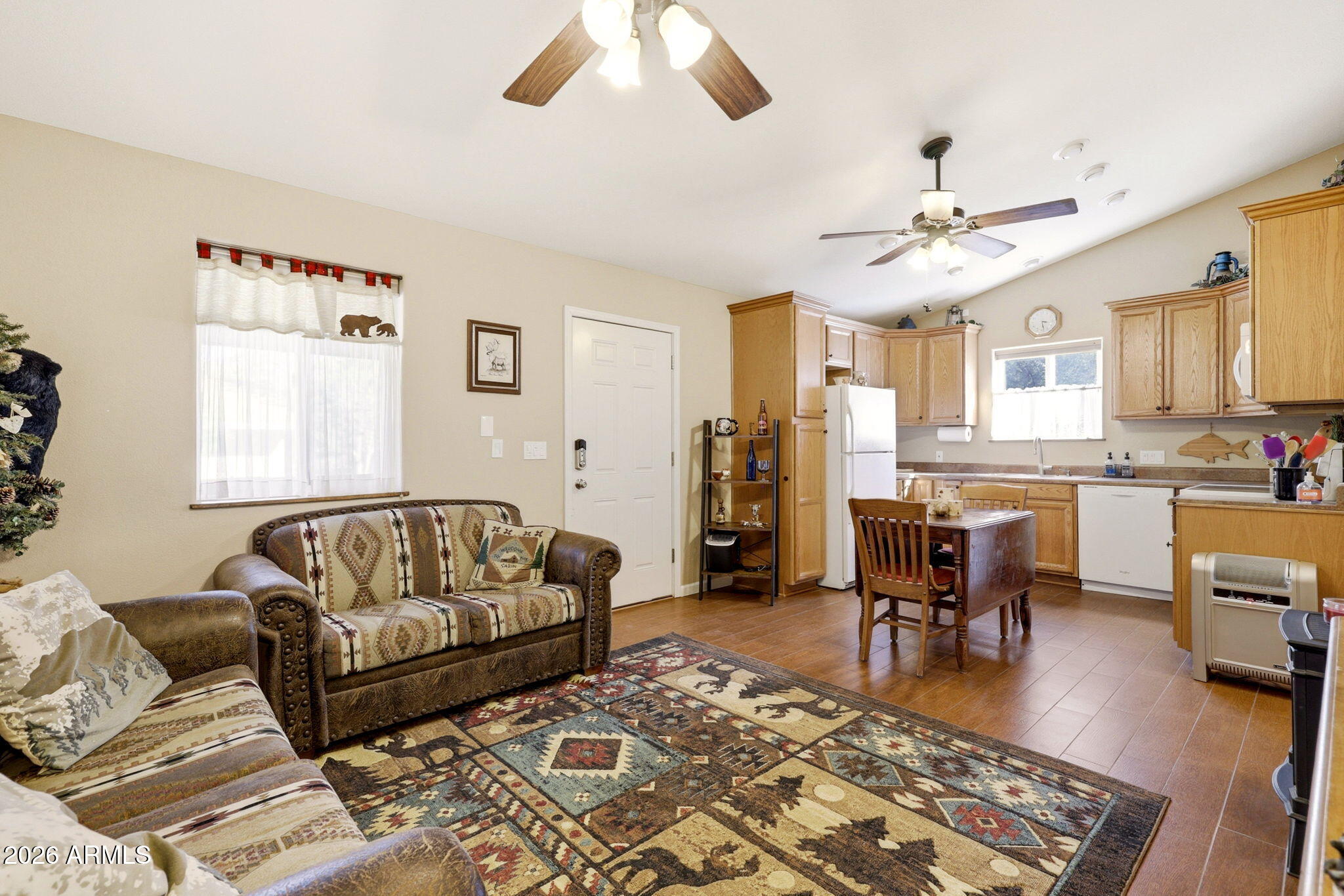 2112 Fishermans Road Overgaard, AZ 85933 - Photo 4 of 18 a living room with furniture and wooden floor