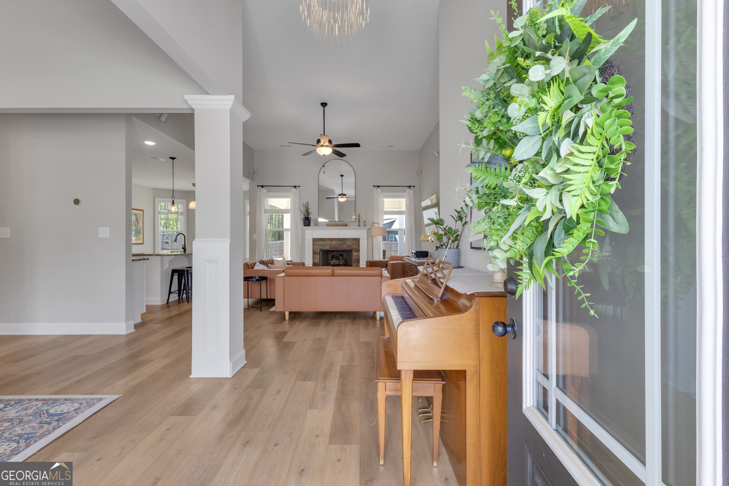 50 Cushing Street Senoia, GA 30276 - Photo 3 of 72 a view of a living room and dining room