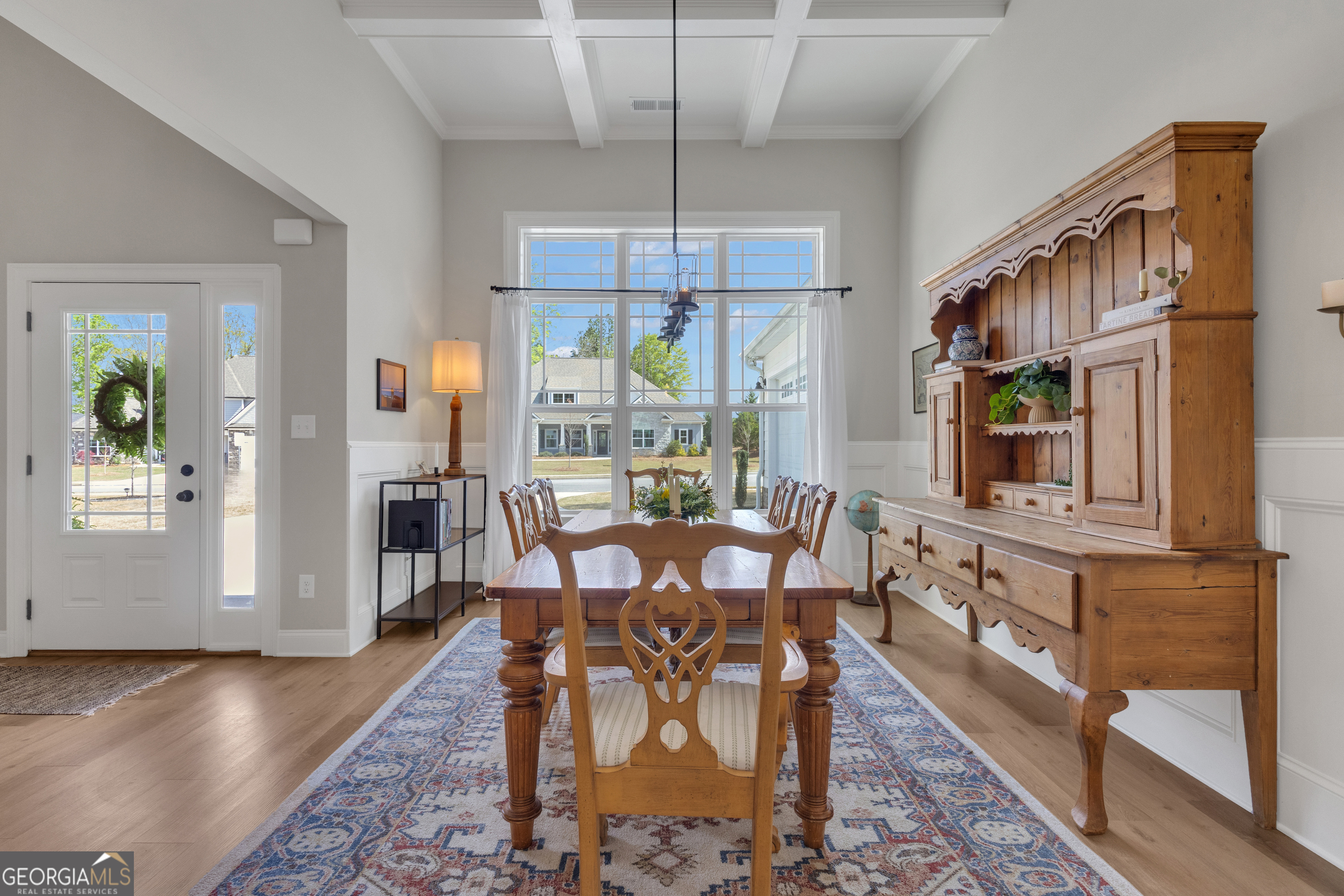 50 Cushing Street Senoia, GA 30276 - Photo 5 of 72 a view of a dining room with furniture window and wooden floor