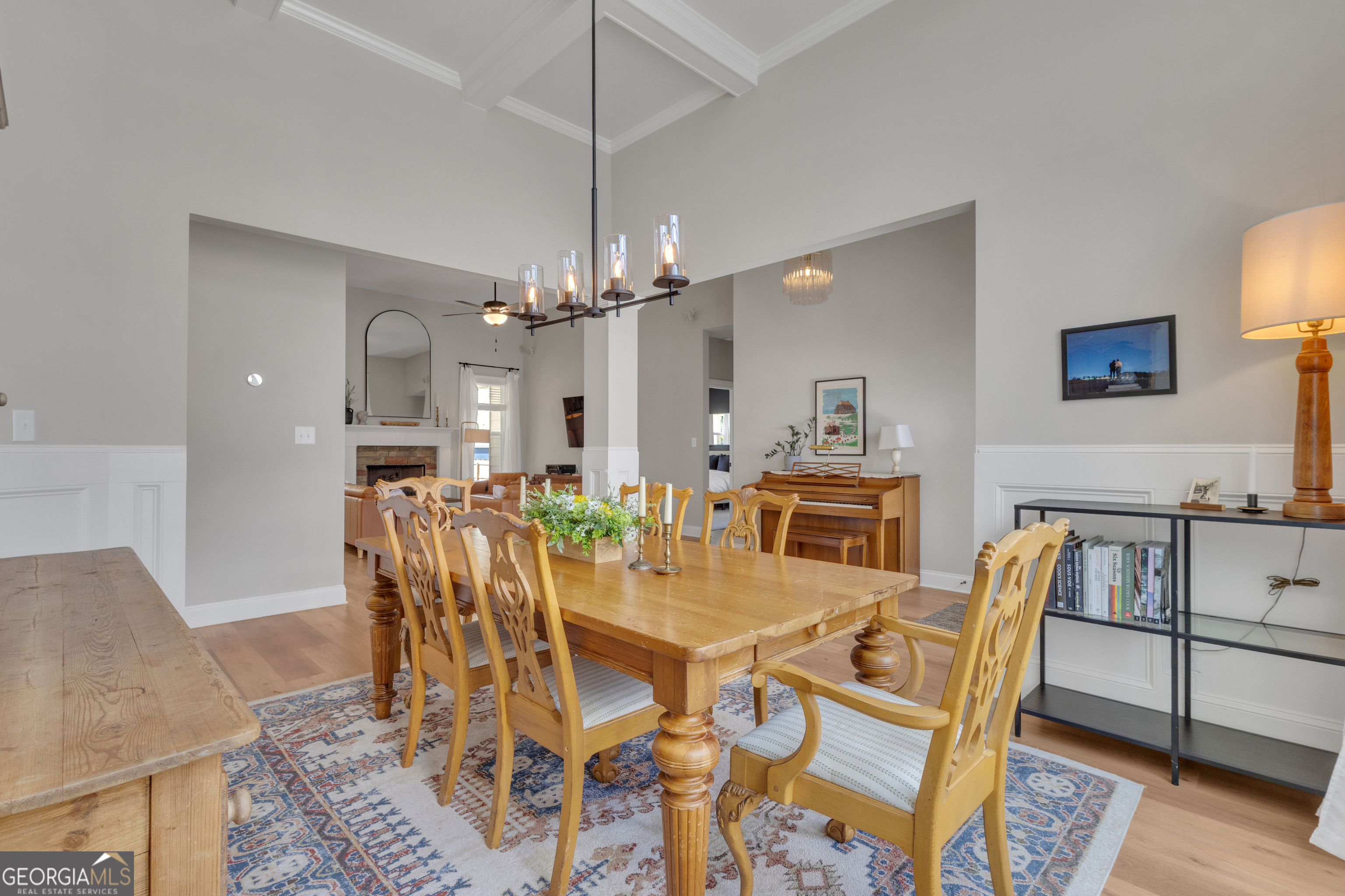 50 Cushing Street Senoia, GA 30276 - Photo 6 of 72 a view of a dining room with furniture and wooden floor