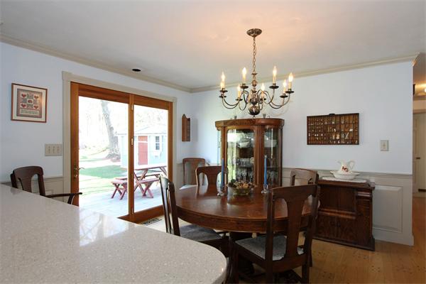 108 Boston Post Road Wayland, MA 01778 - Photo 7 of 18 a view of a dining room with furniture window and outside view