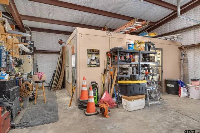 a view of storage and utility room