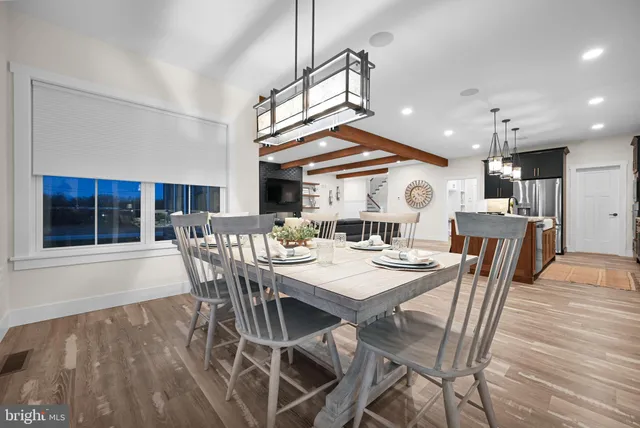 a view of small space with racks on the wall